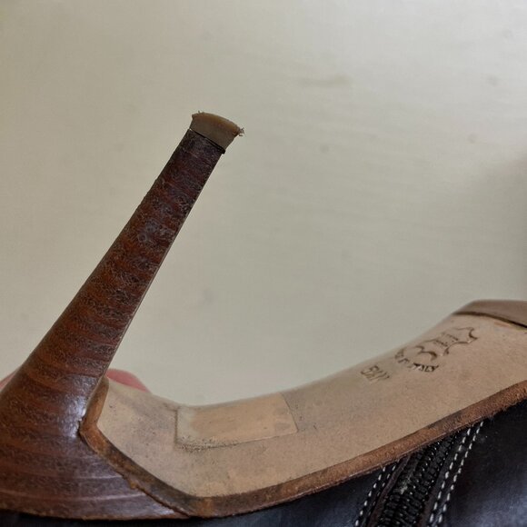 Kenneth Cole NY Point Break II Leather Stiletto boots - Picture 5 of 10